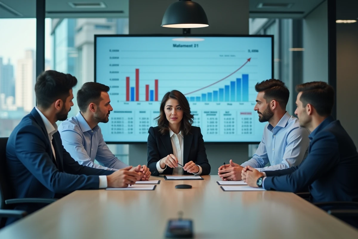 Equipe RH en discussion autour d