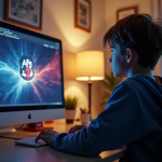 Adolescent frustré devant un écran Roblox 429 erreur