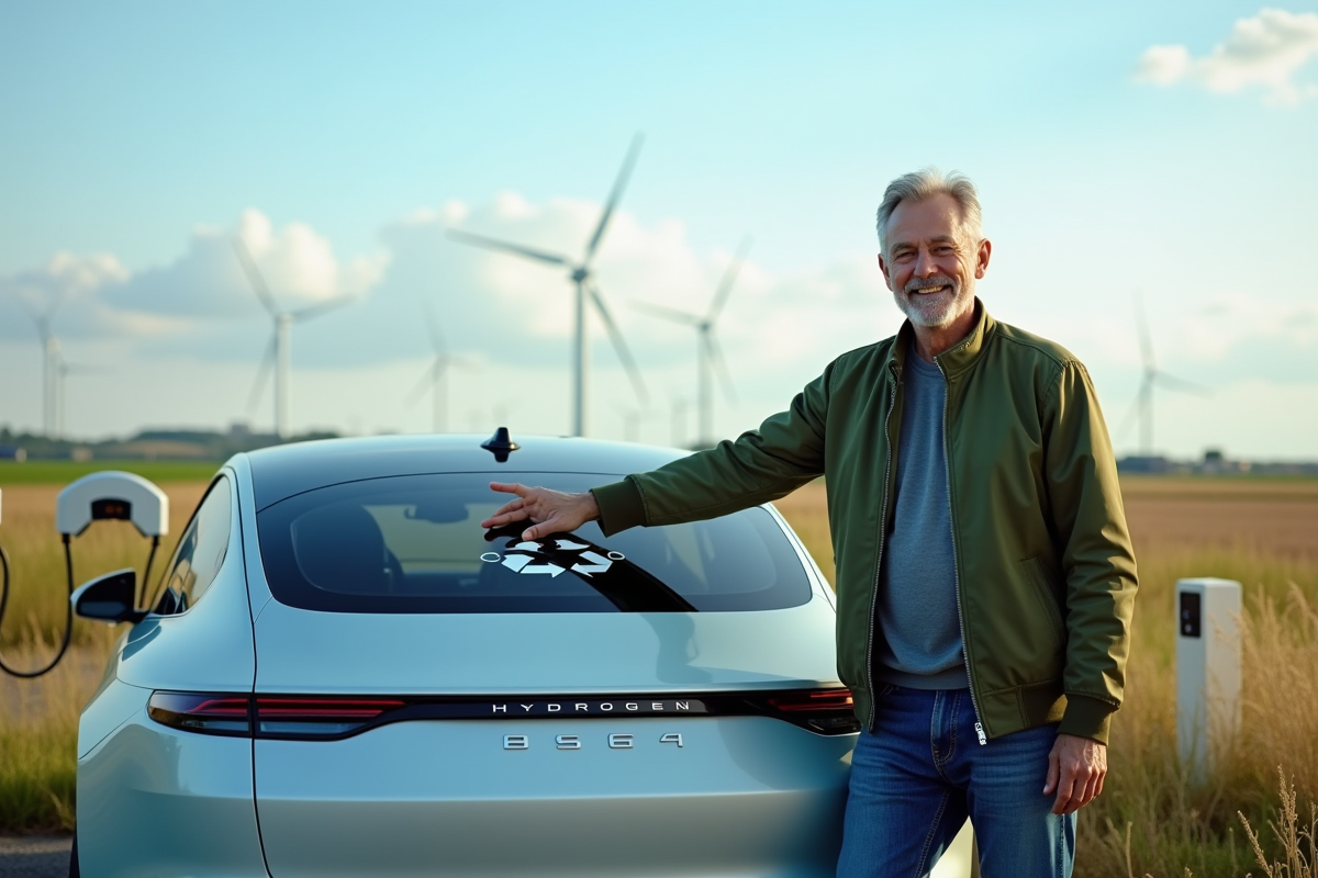 Homme souriant à côté d