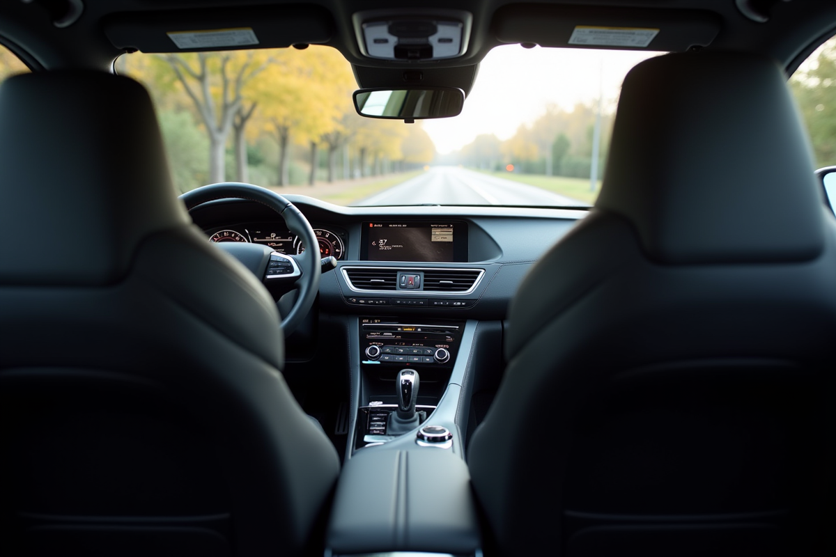Intérieur Peugeot 508 PSE vue depuis l arrière